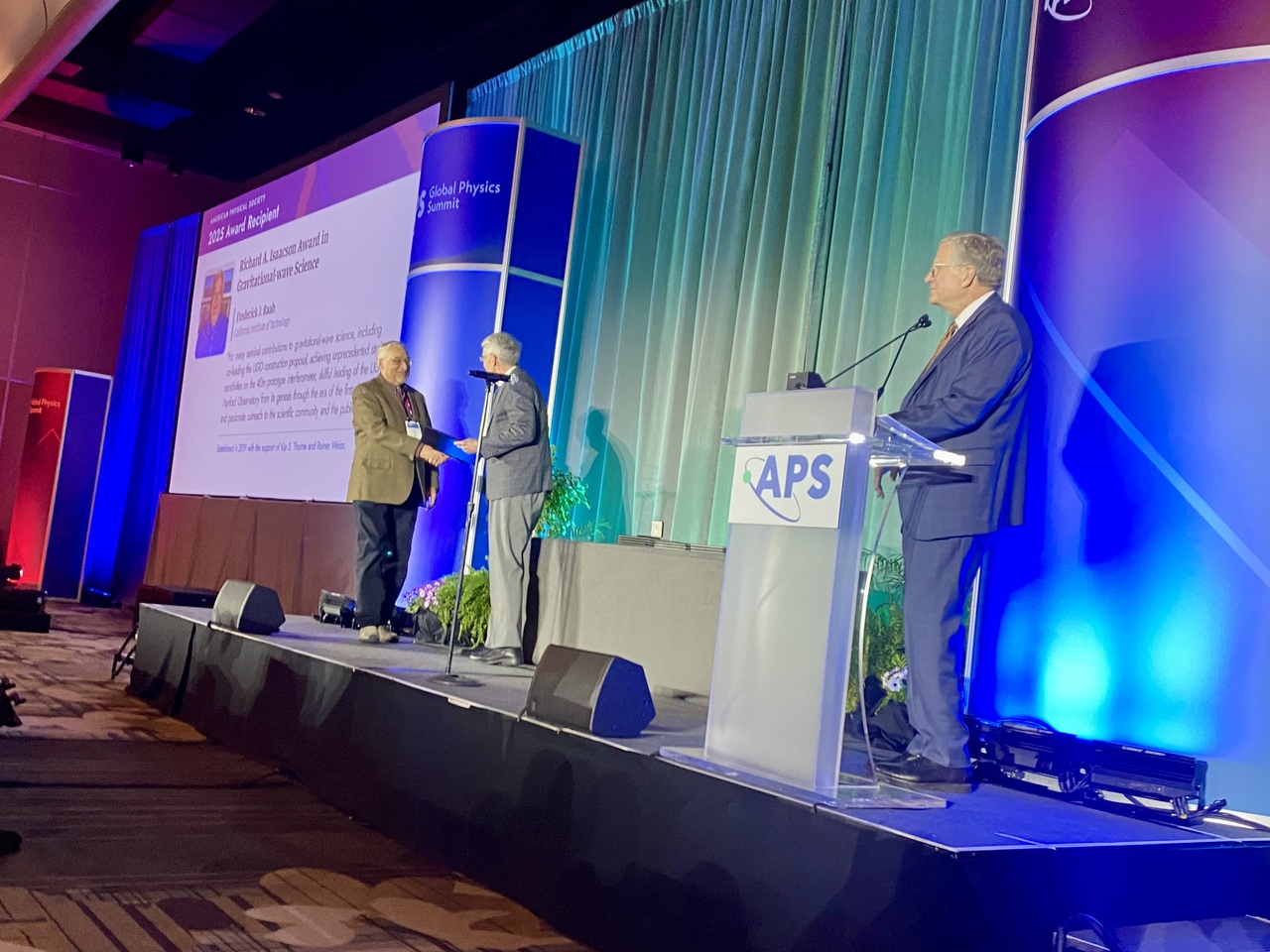 Fred receives Isaacson Award